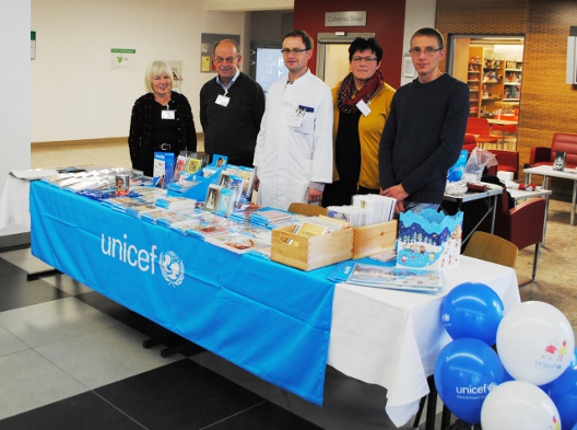 Verkauften Karten für UNICEF