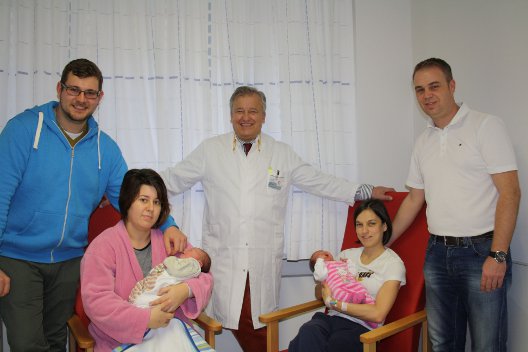 Zwei Neujahrsbabys in Dingolfing