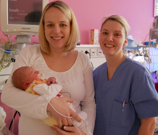 Neujahrsbaby auf der Kinderintensivstation 