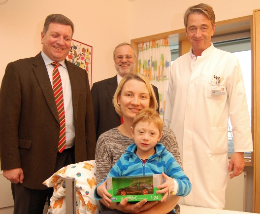Bescherung auf der Kinderstation