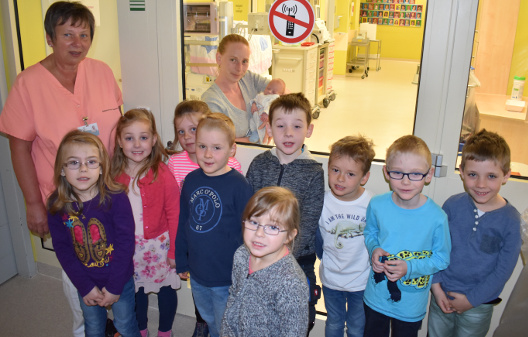 Mettener Kinder besuchen Klinikum
